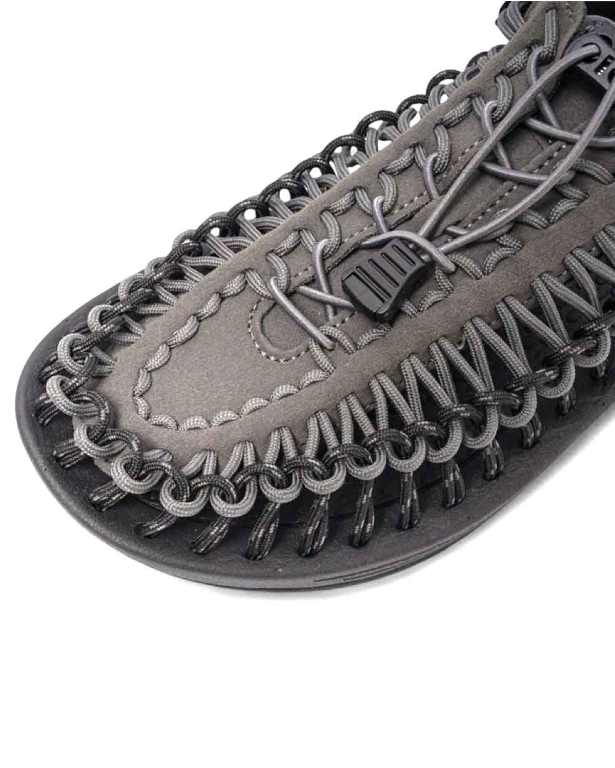 Black Urban Weave Comfort Sandals